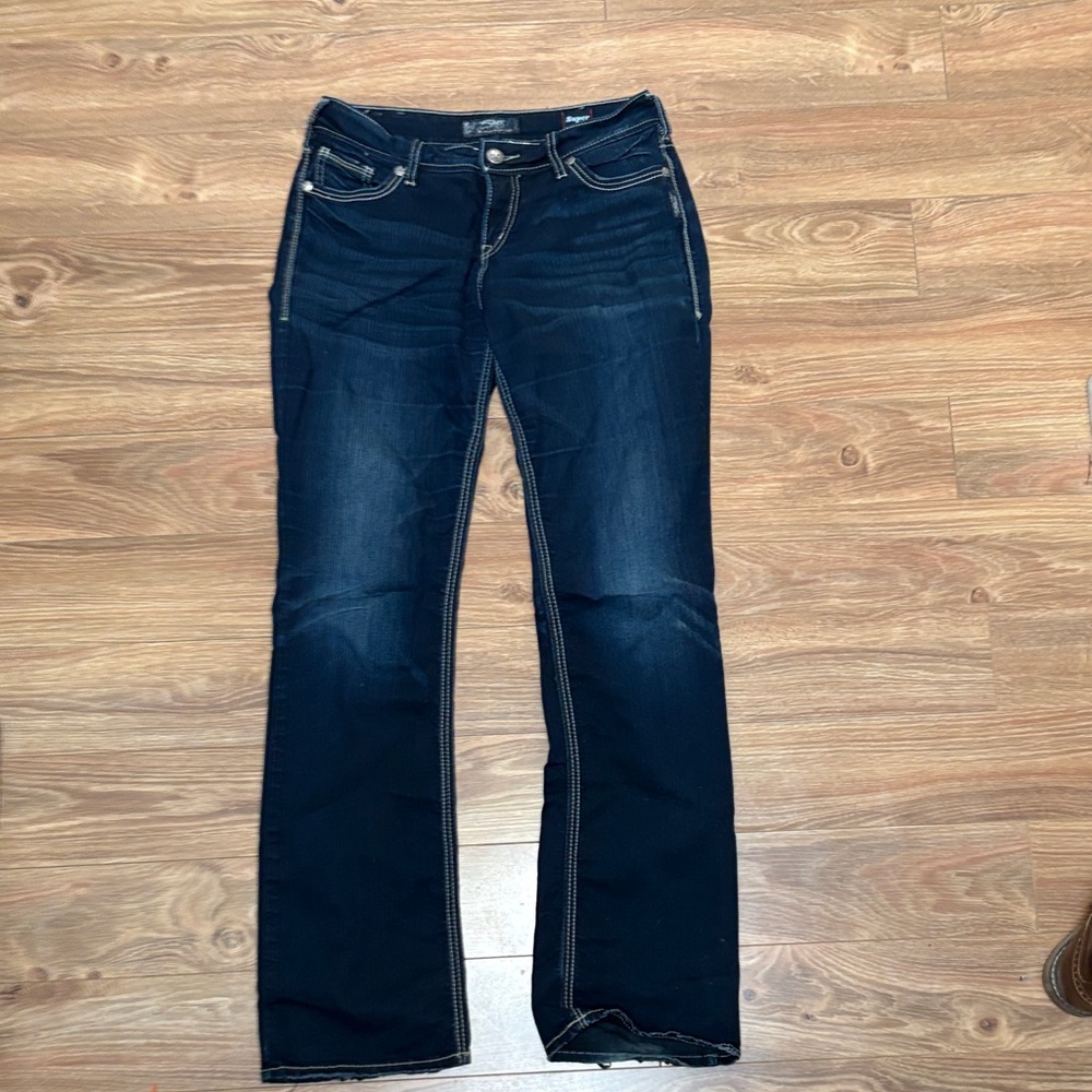 Silver Suki Jeans Women's Deep Indigo Boot Cut